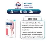  Vớ y khoa 2 đùi siêu mỏng màu đen kín ngón Jobst Ultra Sheer 