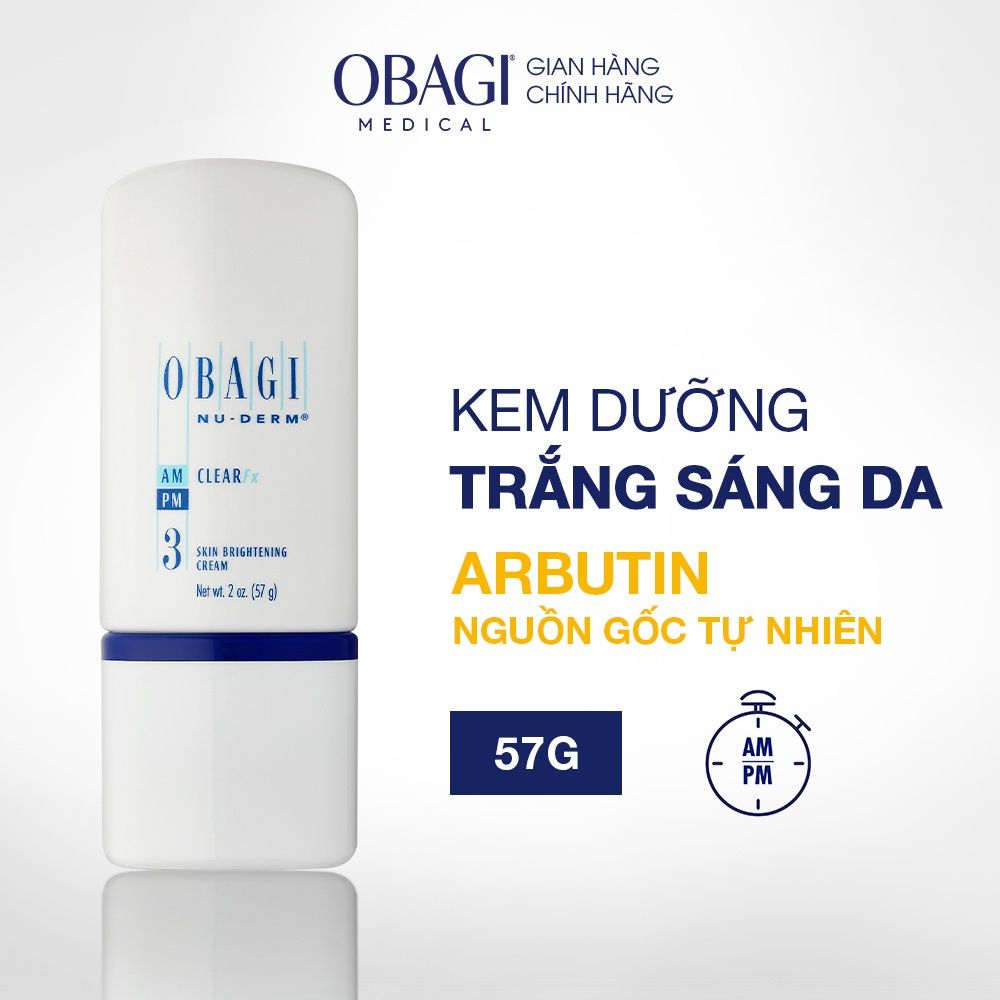  Kem Dưỡng Sáng Da & Mờ Nám Obagi Nu-Derm Clear Fx 57g 