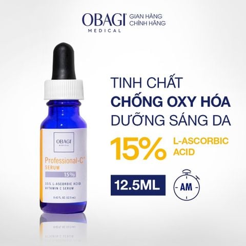  Serum Vitamin C 15% Dưỡng Sáng Da & Chống Oxy Hóa Obagi Professional-C 12.5ml 