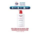  Sữa tắm cho da nhạy cảm Eucerin pH5 Washlotion 400ml 