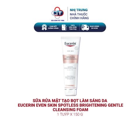  Sữa rửa mặt tạo bọt làm sáng da Eucerin Even Skin Spotless Brightening Gentle Cleansing Foam 150g 