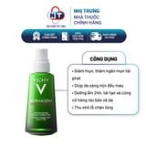  Kem dưỡng dạng gel sữa dành cho da mụn với tác động kép Vichy Vichy Normaderm Phytosolution 50ml 