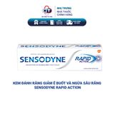  Kem đánh răng giảm ê buốt và ngừa sâu răng Sensodyne Rapid Action tuýp 100g 