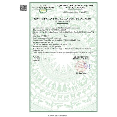  Giải độc gan Faroson Liver 9 hộp 30 viên 