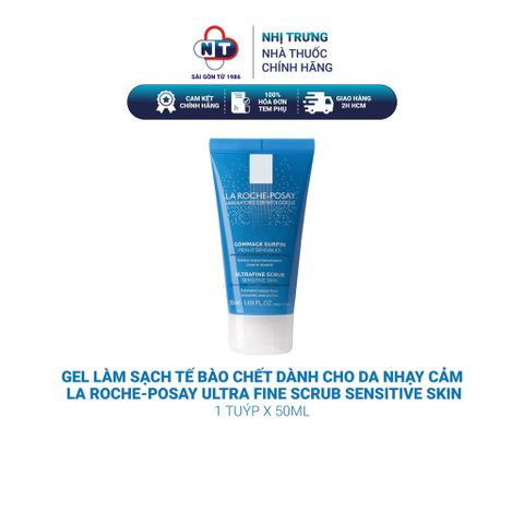  Gel làm sạch tế bào chết dành cho da nhạy cảm La Roche-Posay Ultra Fine Scrub Sensitive Skin 50ml 