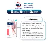  Vớ y khoa 2 gối siêu mỏng màu đen kín ngón Jobst Ultra Sheer 