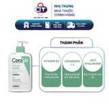  Sữa rửa mặt cho da dầu, tạo bọt, dưỡng ẩm Cerave Foaming Facial Cleanser 473 ml 