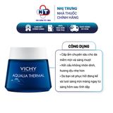 Mặt nạ ngủ dưỡng ẩm giúp làm sáng da Vichy Aqualia Thermal Night Spa 75ml 