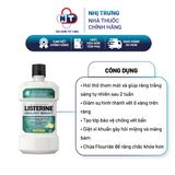  Nước súc miệng giúp răng trắng sáng tự nhiên Listerine Healthy Bright 750ml 
