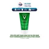  Sữa rửa mặt dạng kem cho da dầu mụn Vichy Normaderm Phytosolution Cream 125ml 