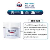  Kem dưỡng ẩm chuyên sâu cho da khô Eucerin Lipo Balance 50ml 