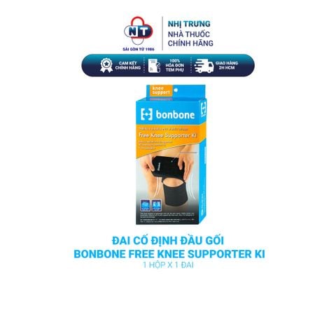  Đai cố định đầu gối Bonbone Free Knee Supporter KI hộp 1 đai 