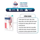 Vớ y khoa 2 gối siêu mỏng màu da kín ngón Jobst Ultra Sheer 