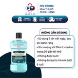  Nước Súc Miệng Không Cay Giúp Hơi Thở Thơm Mát Listerine Cool Mint Zero 750ml 