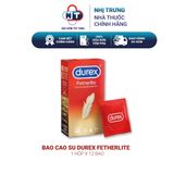 (Che tên sản phẩm) Bao Cao Su Durex Fetherlite Hộp 12 bao 