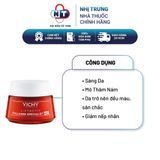  Kem dưỡng ẩm chống lão hoá, mờ thâm nám Vichy Liftactiv Collagen Specialist Night 50ml 