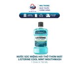  Nước Súc Miệng Hơi Thở Thơm Mát Listerine Cool Mint Mouthwash 750ml 
