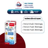  Siro bổ não cho bé Doppelherz Kinder Omega-3 Syrup chai 250ml 