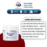  Kem dưỡng ẩm chuyên sâu cho da khô Eucerin Lipo Balance 50ml 