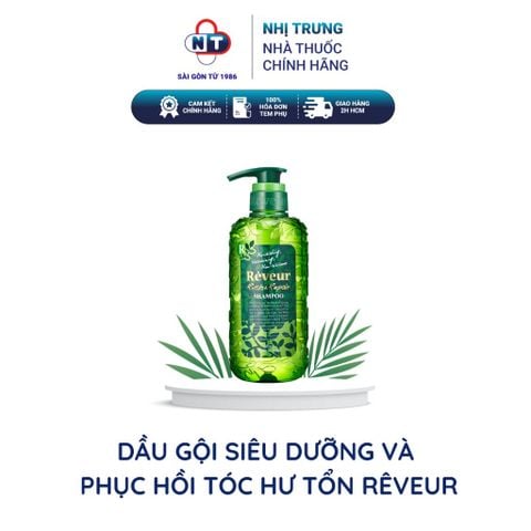  Dầu Gội Siêu Dưỡng Và Phục Hồi Tóc Hư Tổn Rêveur 500ml 