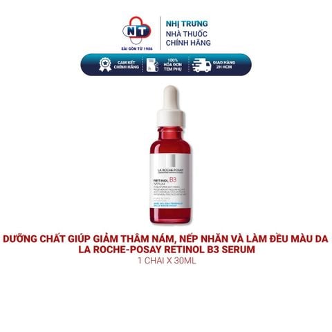 Dưỡng chất giúp giảm thâm nám, nếp nhăn và làm đều màu da La Roche-Posay Retinol B3 Serum 30ml 