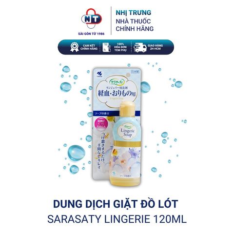  Dung Dịch Giặt Đồ Lót Sarasaty Lingerie S Select Nhật Bản (120ml) 