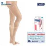  Vớ y khoa 2 đùi siêu mỏng màu da hở ngón Jobst Ultra Sheer 