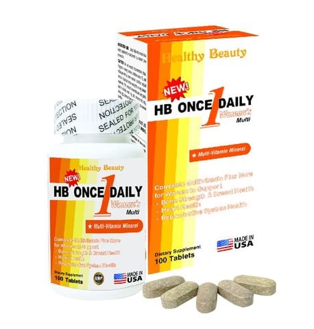  Vitamin tổng hợp và khoáng chất đẹp da nữ giới Healthy Beauty Once 1 daily Women's Multi 100 viên 