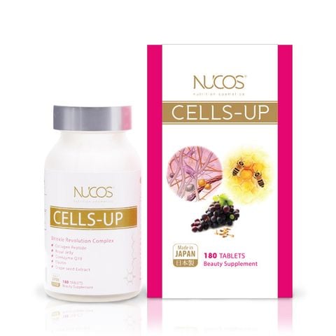  Collagen đẹp da chống lão hoá Nucos cells up 180 viên 