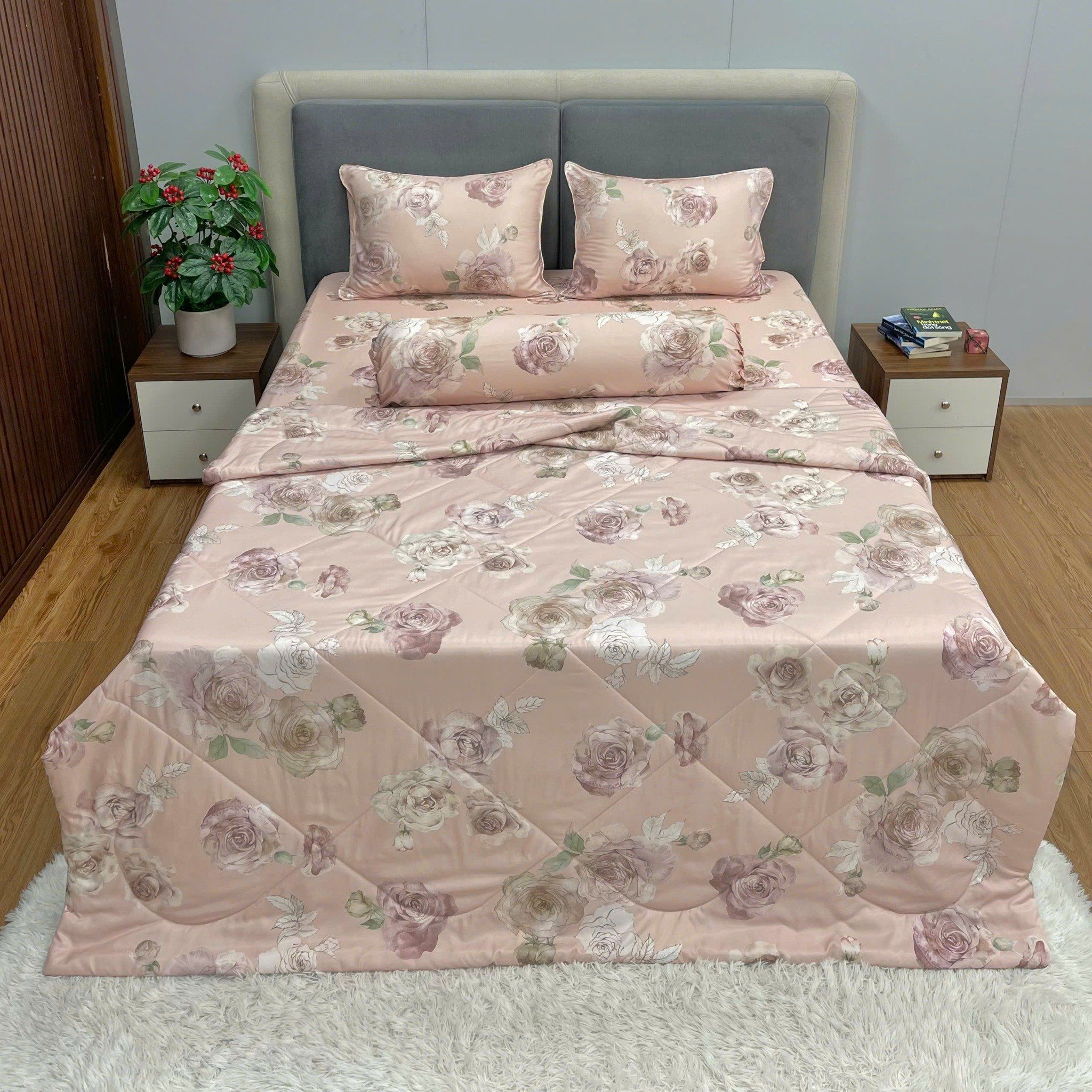  Bộ Drap Forever Không Chần Gòn Họa Tiết FB13 