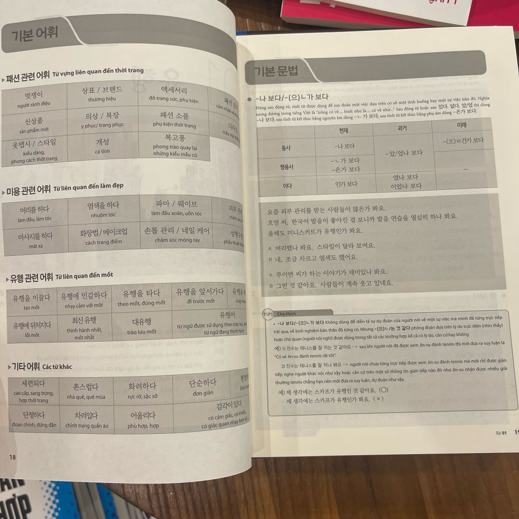 Tiếng Hàn Tổng Hợp 4 SGK