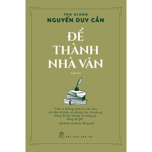 Để Thành Nhà Văn