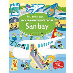 Sách Dán Hình Đầu Đời Cho Bé - Sân Bay