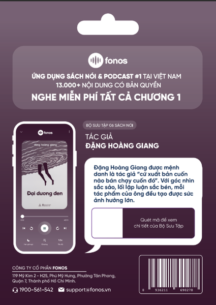  Combo 6 Sách Nói: Tiến sĩ Đặng Hoàng Giang 