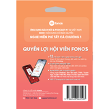  Thẻ Hội Viên Fonos - Gói Năm 