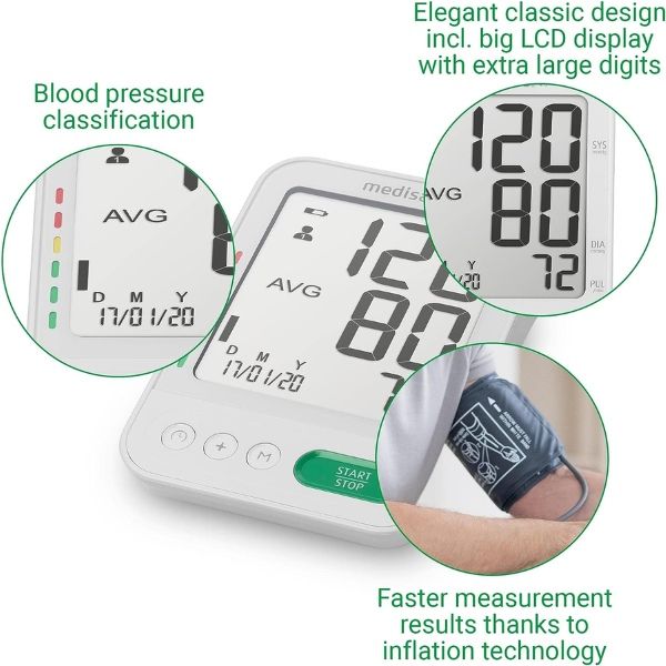 Máy đo huyết áp bắp tay Medisana BU586 có giọng nói