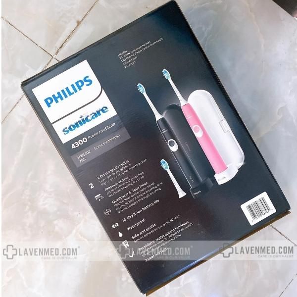 Bộ 2 Bàn chải đánh răng điện Philips Sonicare Protective Clean 4300