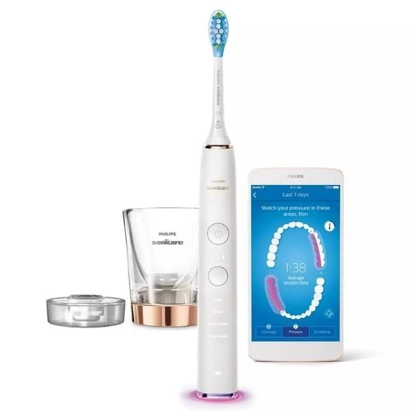 Bàn chải đánh răng điện Philips Sonicare 9100 DiamondClean Smart HX990