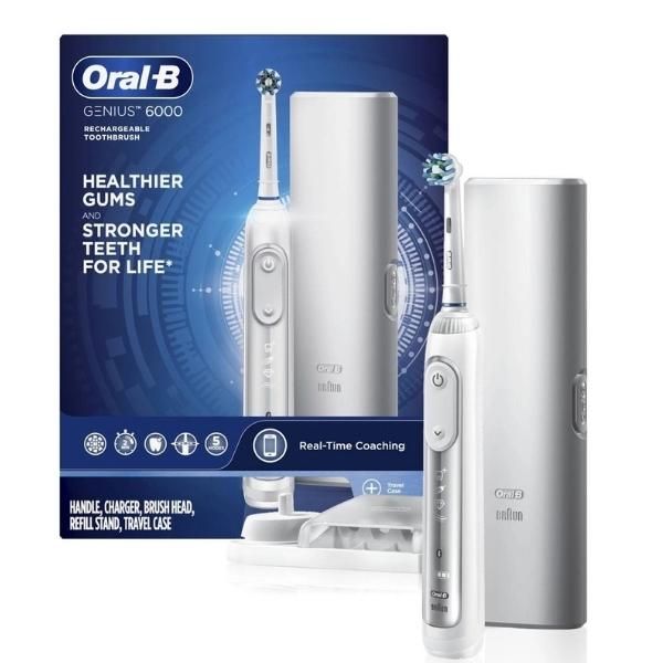 Bàn chải đánh răng điện Oral-B Genius 6000 có 5 chế độ chăm sóc răng