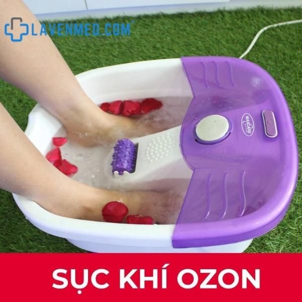 Bồn ngâm chân massage Maxcare Max641C chức năng con lăn Massage/ Giữ nhiệt/ Sục khí