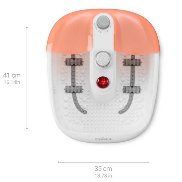 Bồn massage chân Medisana FS883 làm nóng nước, giữ ấm, rung sủi