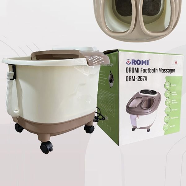 Bồn ngâm chân Oromi ORM-259B tự làm nóng nước, massage sục khí