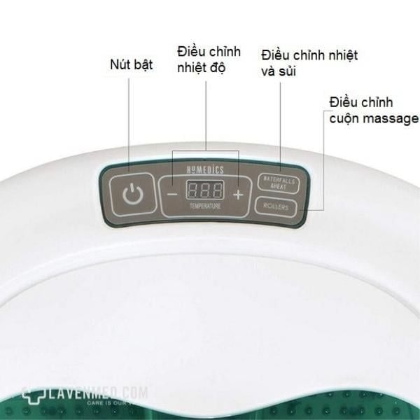 Bồn ngâm chân cao cấp con lăn tự động HoMedics FB-650
