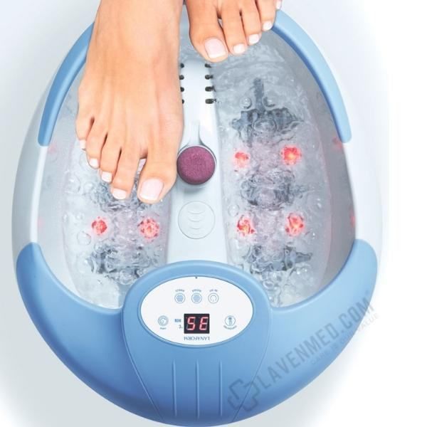 Bồn ngâm chân hồng ngoại Lanaform Luxury với đầy đủ chức năng rung, sủi, nhiệt hồng ngoại
