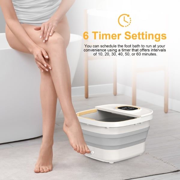 Bồn ngâm chân Oromi ORM-KW275C gấp gọn làm nóng nước, điều chỉnh nhiệt