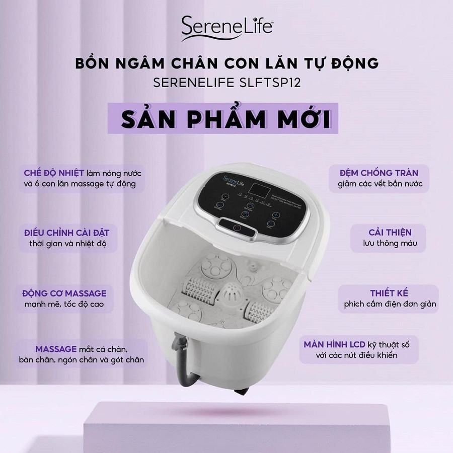 Bồn ngâm chân SereneLife SLFTSP12