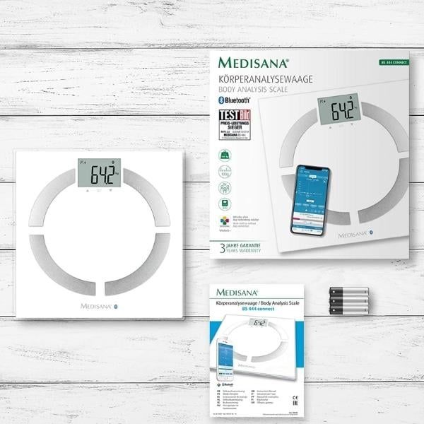 Cân phân tích cơ thể Medisana BS444 phân tích chỉ số mỡ, nước, cơ, xươ