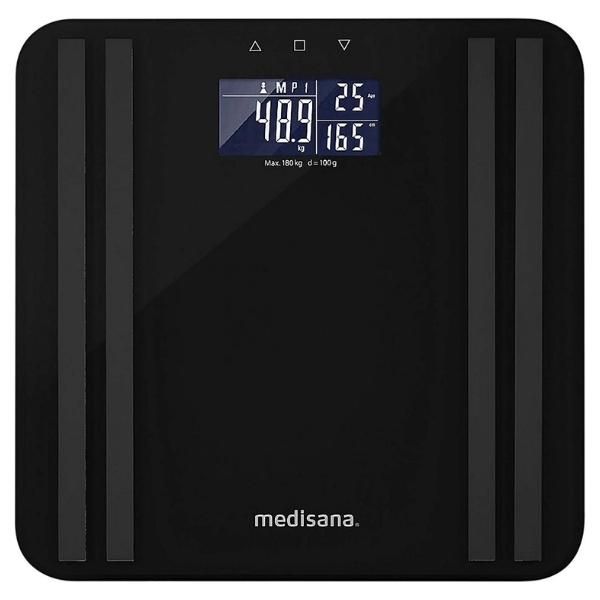 Cân phân tích cơ thể Medisana BS465 chỉ báo ánh sáng lượng mỡ, nước..