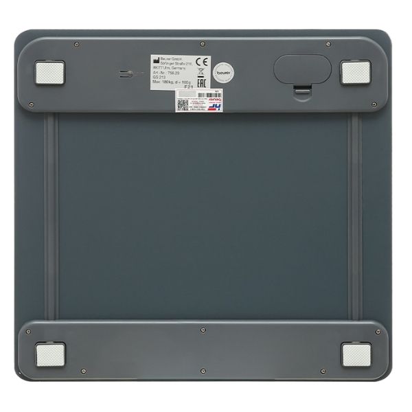 Cân sức khỏe điện tử Beurer GS213 chịu được độ ẩm nhà tắm