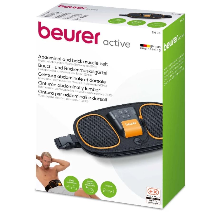 Đai massage lưng bụng Beurer EM39 săn chắc cơ bụng giảm béo bụng